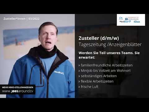 Zusteller*innen  in Lübeck | Festanstellung | Lübecker Nachrichten Zustell GmbH | Recruitingfilm