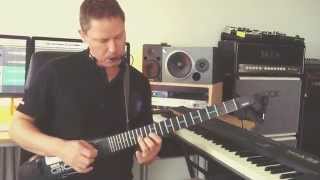 Video thumbnail for Richard Hallebeek tracking synthguitar for Q.E.D (intro) by Richard Hallebeek