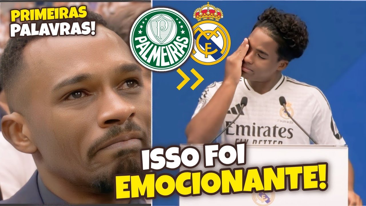 APRESENTAÇÃO DE ENDRIK NO REAL MADRID! EMOCIONANTE! 💚🇮🇹😢