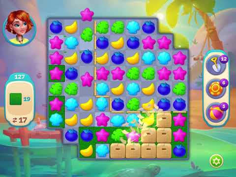 Hawaii Match-3 Mania - Level 127 - No Booster - FULL STORY - CaroGamesNL -