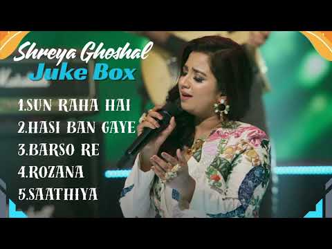 Top 5 Shreya Ghoshal Songs | Best of Shreya Ghoshal | Romantic Hindi Songs Jukebox | Barso Re
