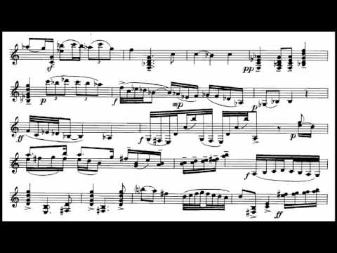 Darius Milhaud Op.366: Segoviana (Score Video)