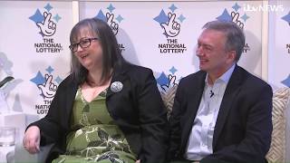 Lucky couple celebrate £115 million New Year's Day EuroMillions jackpo