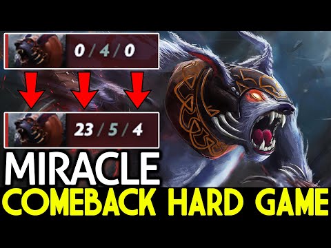 MIRACLE [Ursa] Keep Clam Farming and Comeback Hard Game Dota 2