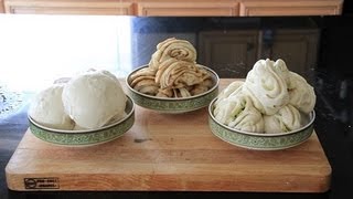 用 KitchenAid Mixer 作馒头甜花卷和葱花卷