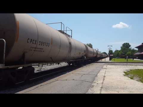 CSX Q464-07 WITH 5483 (ES40DC) An 7325 (CW40-8)  With The RS5T Trailing 3rd Out