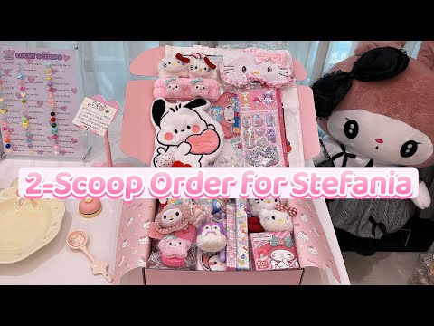 2-scoop order for Stefania