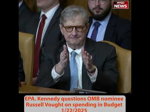 Kennedy: increase 2% population but 55% spend; OMB Vought: benefit hammock keep people out workforce