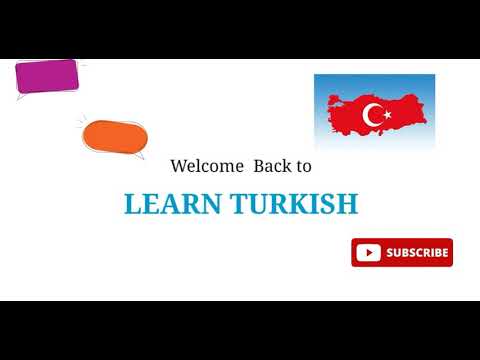 Learn Basic Turkish Lesson 2 Introduce Yourself in Turkish, Turkish for Beginners