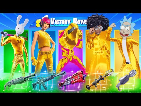 The *RANDOM* GOLD BOSS Challenge in Fortnite! (Season 7)