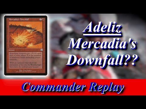 Adeliz Wizard Aggro: Mercadias Downfall?? vs Zurzoth Devils, Surrak | EDH Gameplay | Game 2