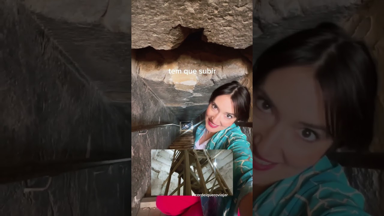 Dentro da pirâmide mais difícil no Egito! #egito