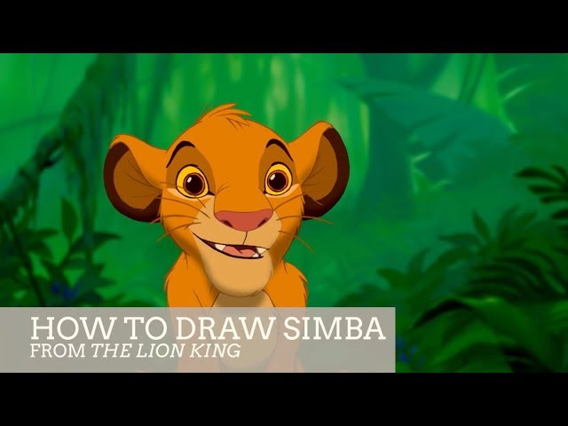 Drawing with D23: Simba from "The Lion King"