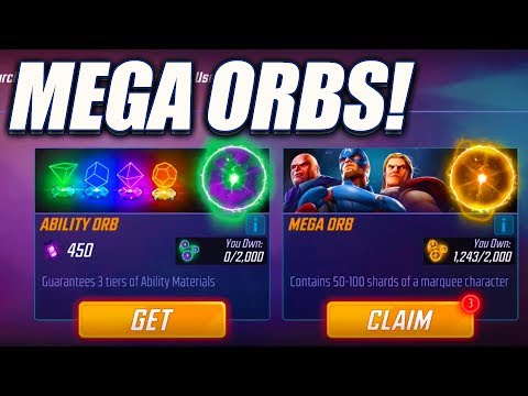 3x MEGA ORB & 12x PREMIUM ORBS OPENING! - Marvel Strike Force