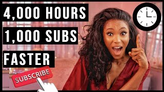 How Many Views and Videos YOU Need To get 4,000 Watch Hours and 1,000 Subscribers on Youtube QUICKER