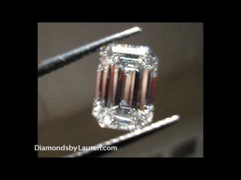 2.64carat H Internally Flawless Emerald Cut Diamond GIA Report