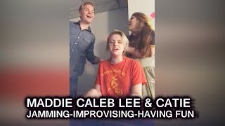 Maddie Poppe Catie Turner & Caleb Lee Hutchinson Jamming Improvising & Having Fun American Idol 2018 video