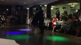 Eva Garlez & Pablo Rodriquez-tango at Milonga PIZPIRETA in Chicago