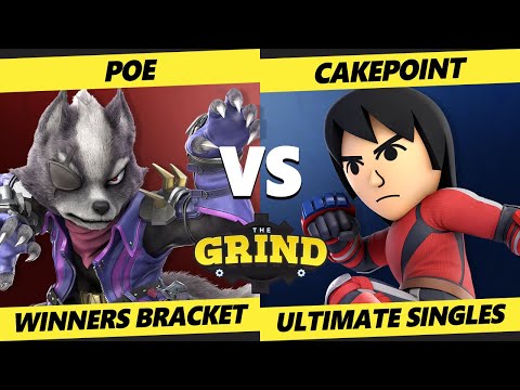The Grind 150 Winners Bracket - Poe (Wolf) Vs. Cakepoint (Brawler) Smash Ultimate - SSBU