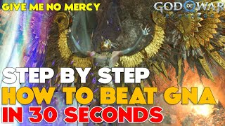 Step by Step Guide - How to Easily Beat Gna in 30sec [GMNM] - God of War Ragnarok