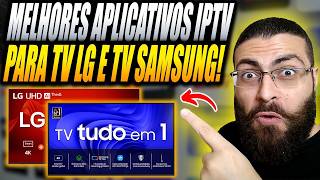 Conheça os 2 Melhores Aplicativos IPTV para TV LG e TV Samsung de 2026!