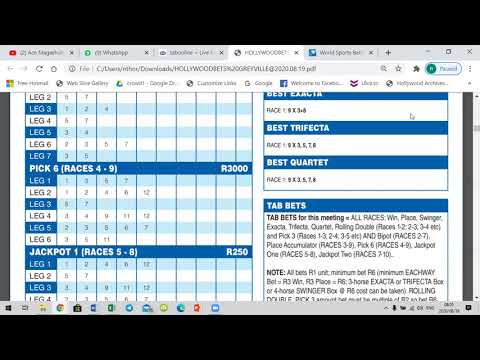 OUTSIDER GENIE PREVIEW GREYVILLE 19 AUG 2020. Enter our GOLD CUP COMPETITION, SEE DETAILS BELOW.