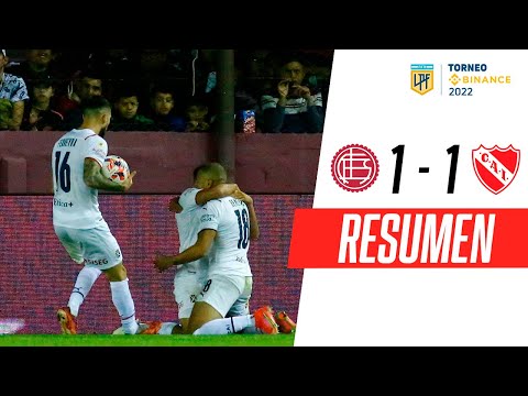 Video: Independiente rescató un empate en su visita a Lanús