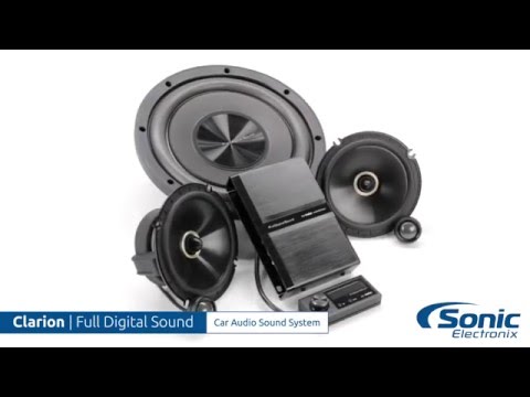 Clarion Z3 Hi-Res Digital Sound Processor & Tweeters-video