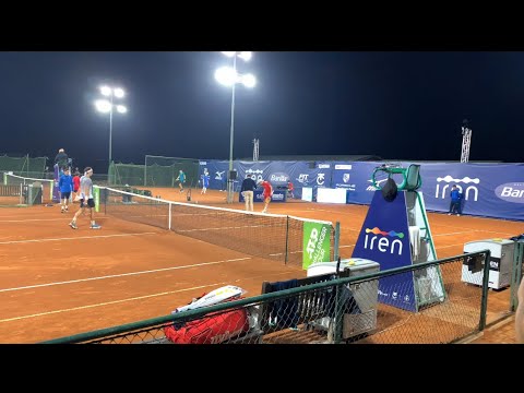 ATP Challenger Tour Parma 2022 - Thrilling Gian Marco Moroni vs Mate Valkusz - Courtside Level View