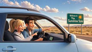 🚗 American Summer Road Trip English | Gas Station, Motel & Diner