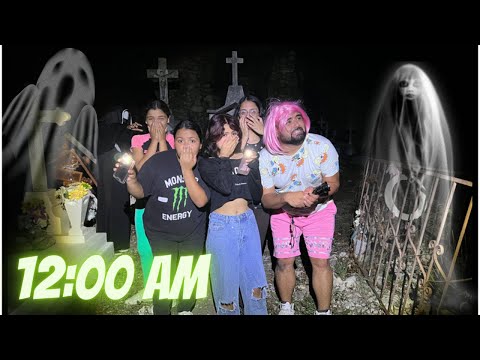 PASAMOS UNA NOCHE EN EL CEMENTERIO DENTRO DEL AUTO 😱 | ALGO NOS OBLIGO A SALIR