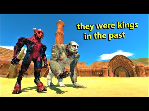 Kozarog the demon and old goro vs random team same price animal revolt battle simulator