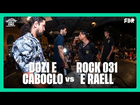 DOZI E CABOCLO VS ROCK 031 E RAELL (PRIMEIRA FASE) - DUELO DE MCS (26/04/2024)