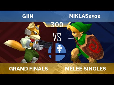 RogaSmash 300: SSBM – Grand Finals — Giin (Fox, Sheik) vs Niklas2912 Young (Link)
