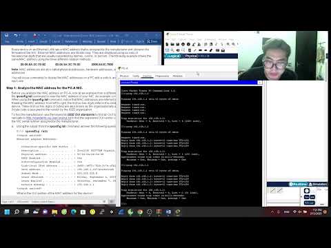 7.2.7 Lab - View Network Device MAC Addresses