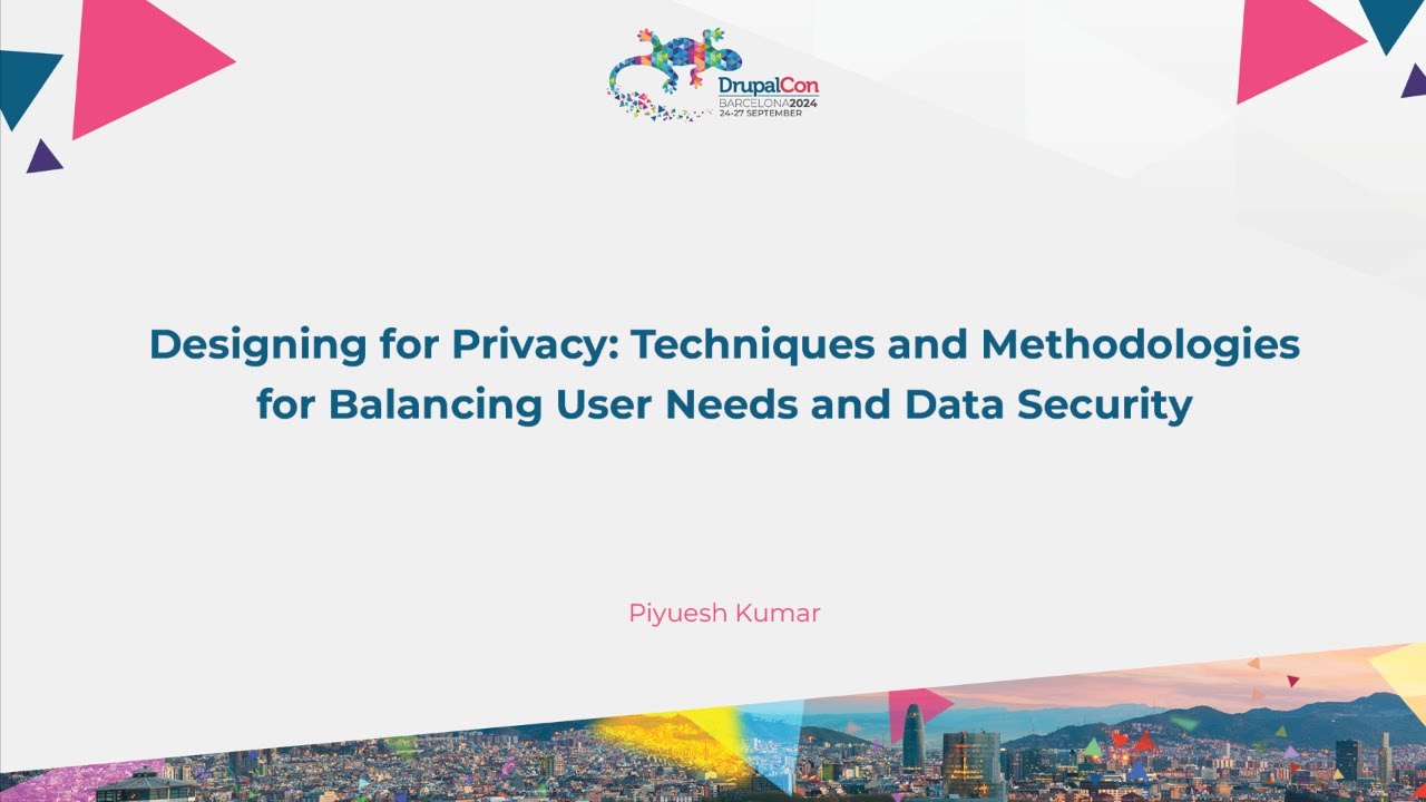 Designing for Privacy: Techniques and Methodologies for Balancing User Needs and Data Security