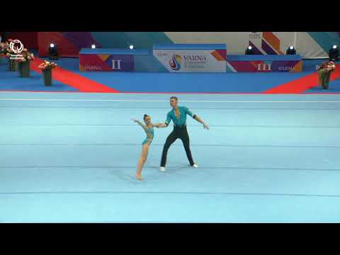 Daniel Blintsov & Diana Lust (GER) - 2023 ACRO European bronze medallists, All-Around