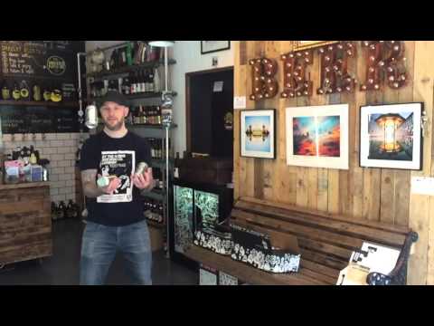 Bison Beer's joker, Nick, juggles Magic Rock Clown Juice