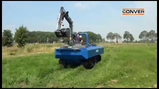Conver C550 Compact Amphibious Excavator