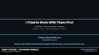 I Tried to Work With Them First