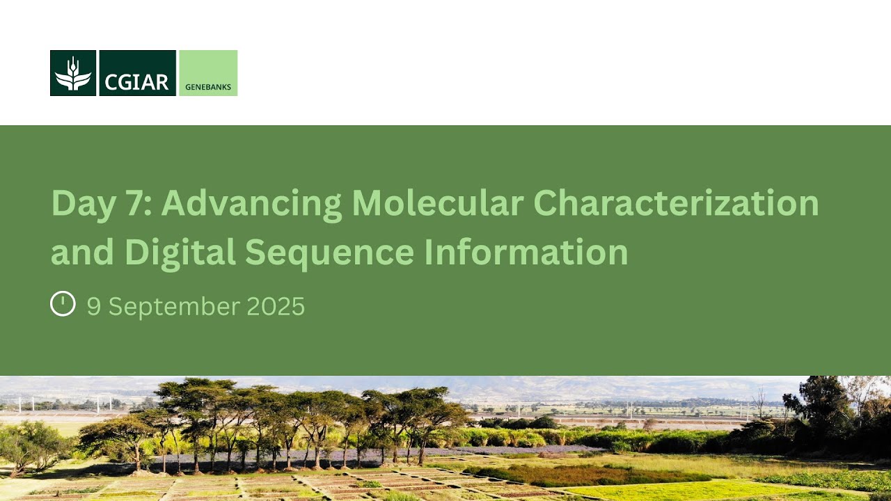 Day 7: Advancing Molecular Characterization and Digital Sequence Information