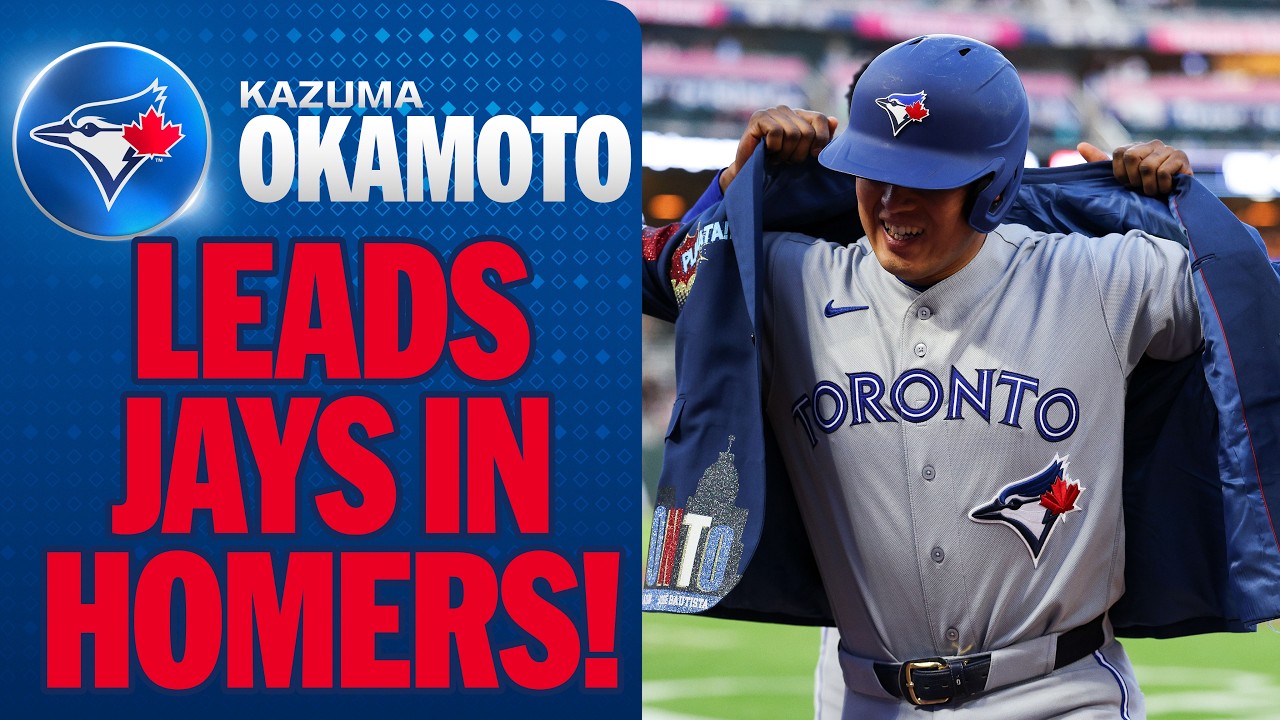 AND THAT BALL IS GONE! Kazuma Okamoto drills his team-leading 6th homer of the 2026 season 💥