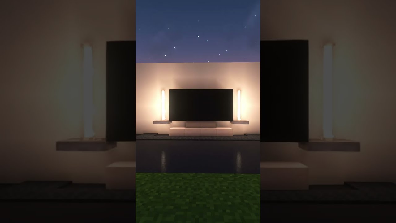 Minecraft: How to build a TV!