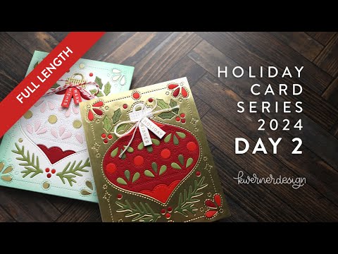 LIVE REPLAY - Holiday Card Series 2024 - Day 2 - Inlay Diecutting