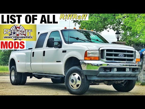 2001 Ford F350/F250 7.3 Powerstroke - Lift of all of the RiffRaff mods installed on my truck