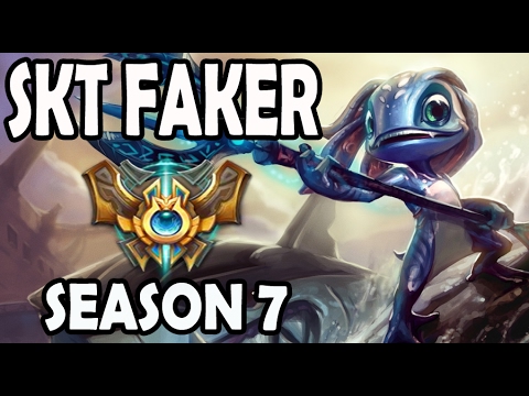 FAKER plays FIZZ vs A Korean DIAMOND VIKTOR Season 7