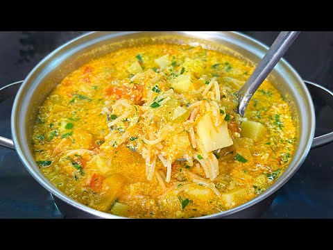 Posso mangiare questa zuppa ogni giorno. Questa zuppa è così deliziosa che la preparo ogni settimana