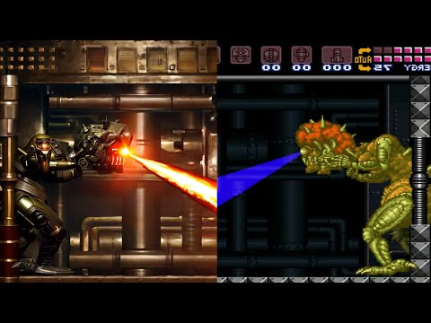 Comparison Mother Brain Super Metroid: With Video-to-Video AI and Runway Gen-3