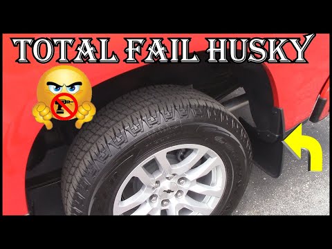 Husky Rear Liners / Mud Flap 59261 Installation Tips - 2021 Silverado