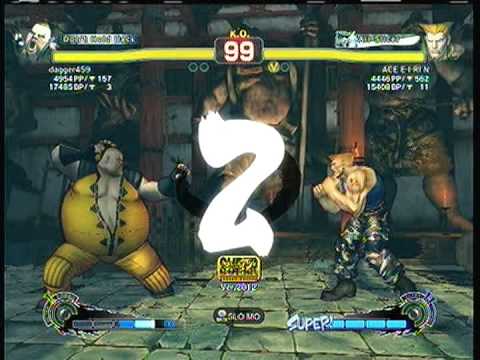 SSFIVAE: Rufus (dagger459) vs. Guile (ACE E I RI N) SD